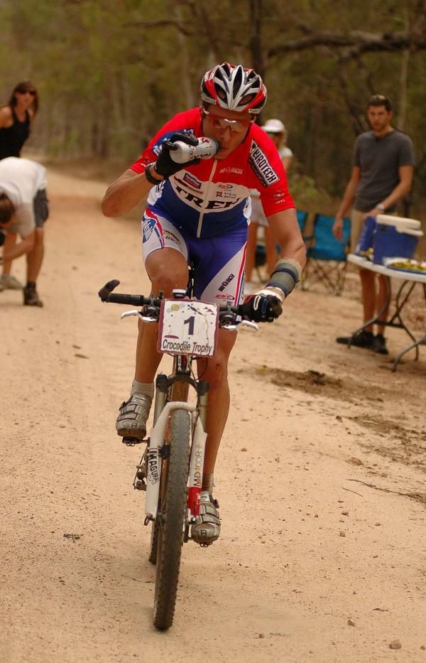 Bart Brentjens grabs his lunch
