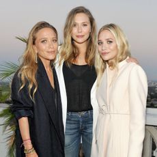 Mary-Kate, Ashley and Elizabeth Olsen attend the opening of the Elizabeth and James Flagship Store