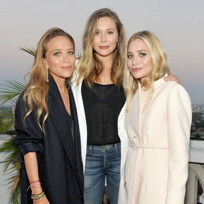 Mary-Kate, Ashley and Elizabeth Olsen attend the opening of the Elizabeth and James Flagship Store