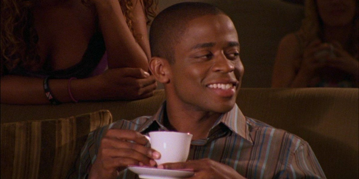 Burton Guster (Dulé Hill) smiles on Psych