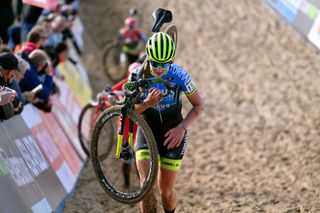 Zoe Backstedt (Tormans-Acrog) competes during the 35th Superprestige Ruddervoorde 2021