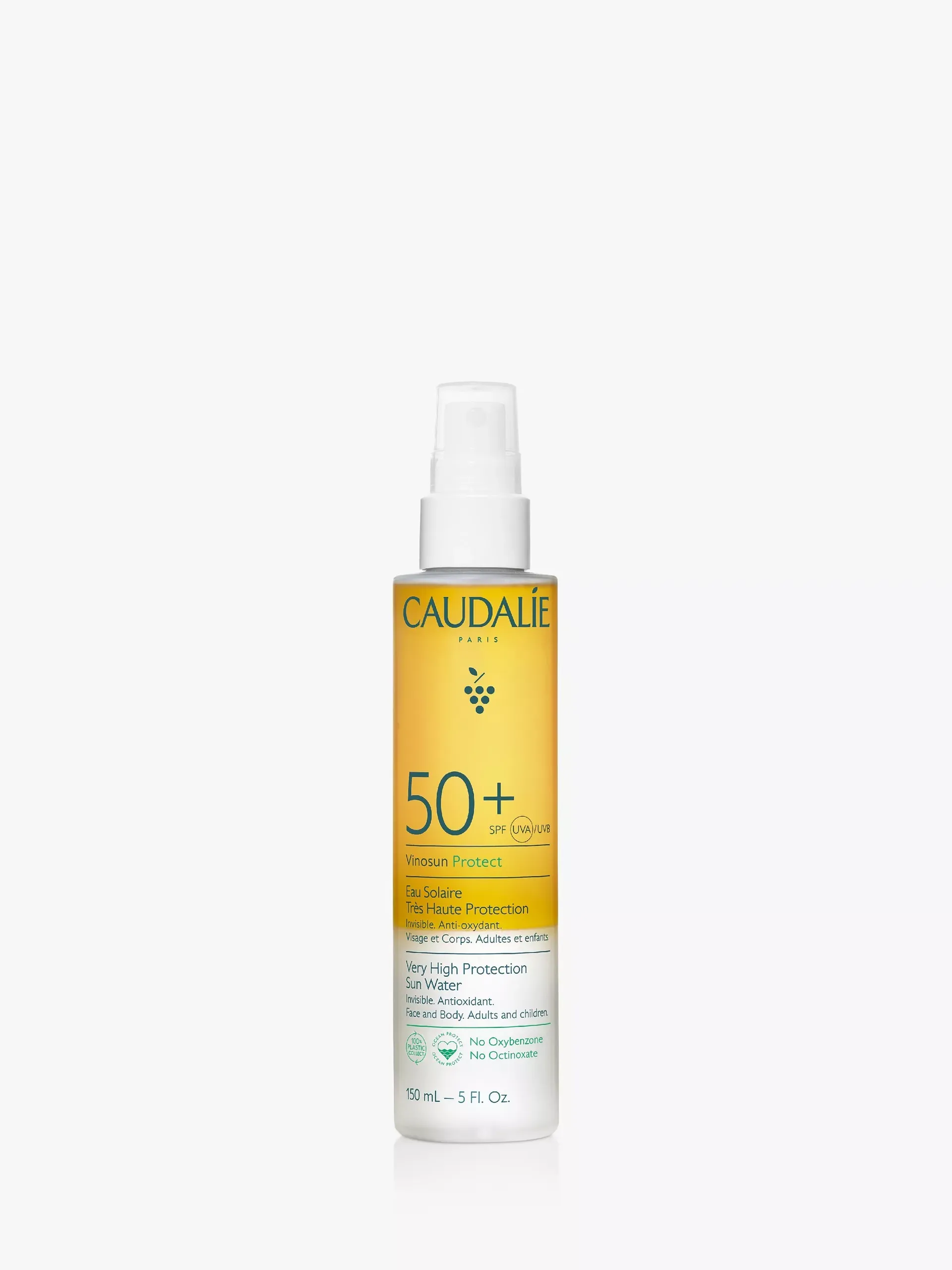 Caudalie Vinosun Very High Protection Sun Water Spf 50+, 150ml