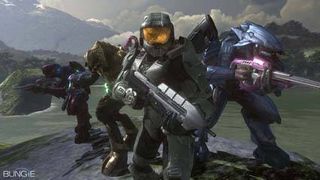 The four playable characters of halo.