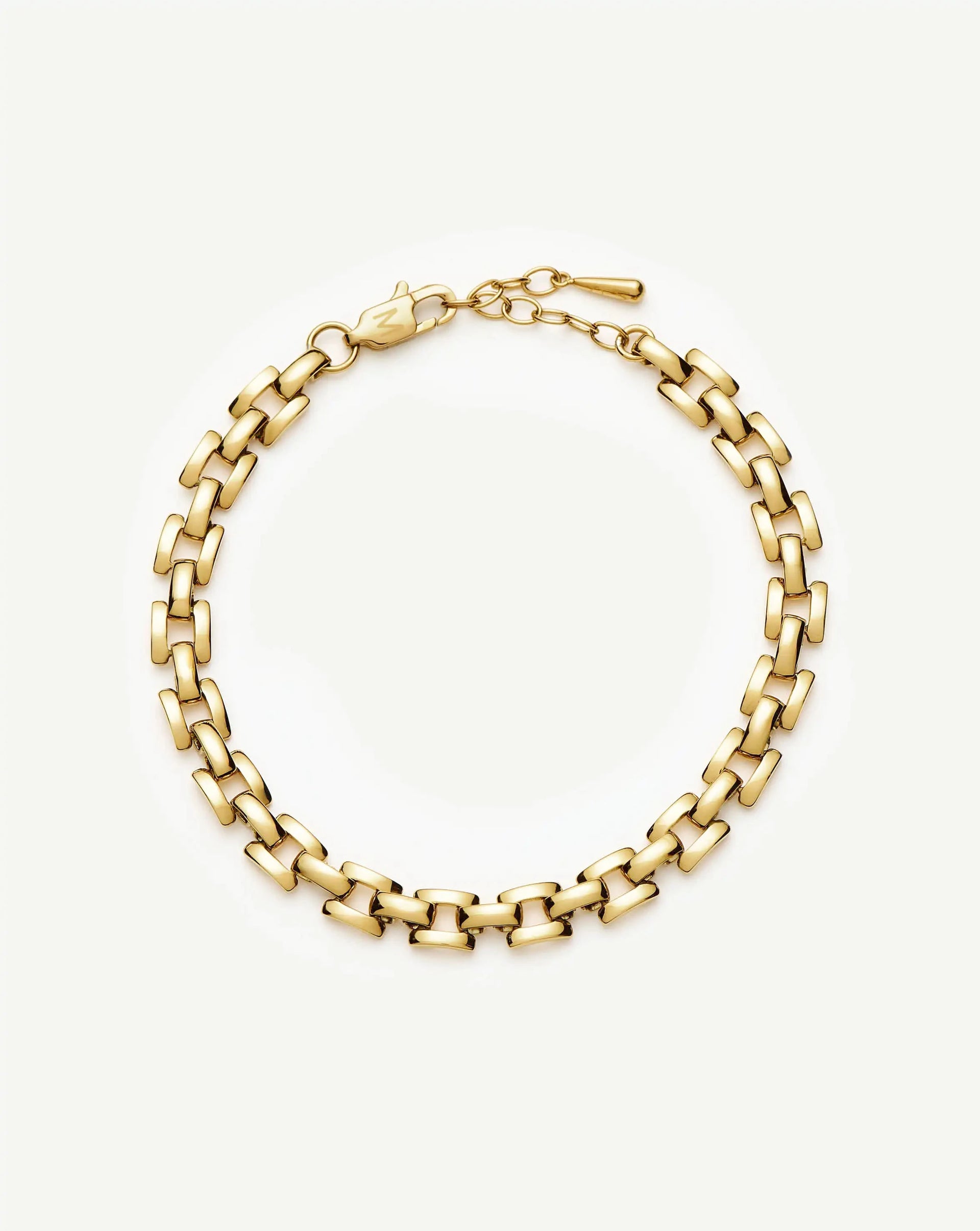 Timepiece Link Chain Bracelet | 18ct Gold Plated - 18ct Gold Plated / S/m - 18.5cm
