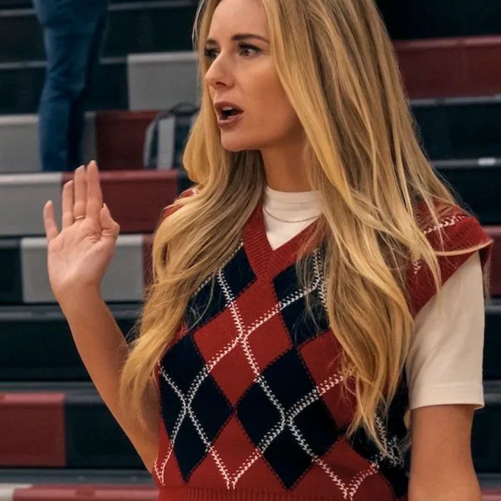 Morgan's argyle knit