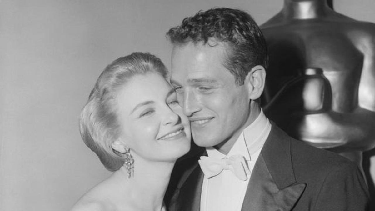 Joanne Woodward and Paul Newman.