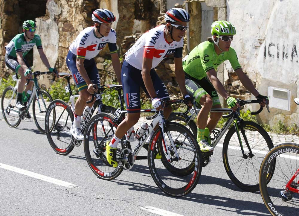 Rigoberto Uran (Cannondale) and Jarlinson Pantano (IAM Cycling)