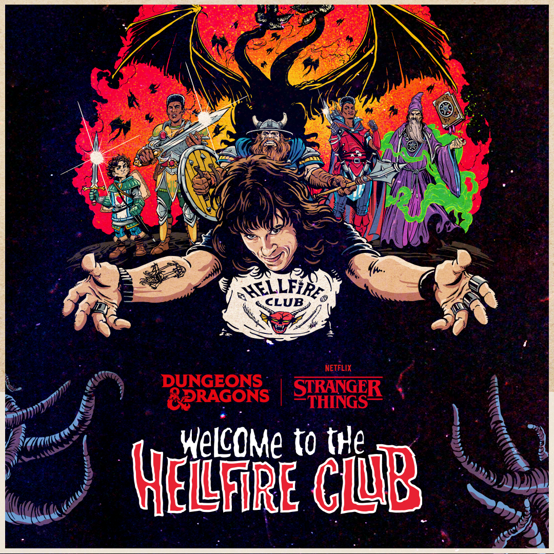 Image of board game Stranger Things: Welcome to the Hellfire Club