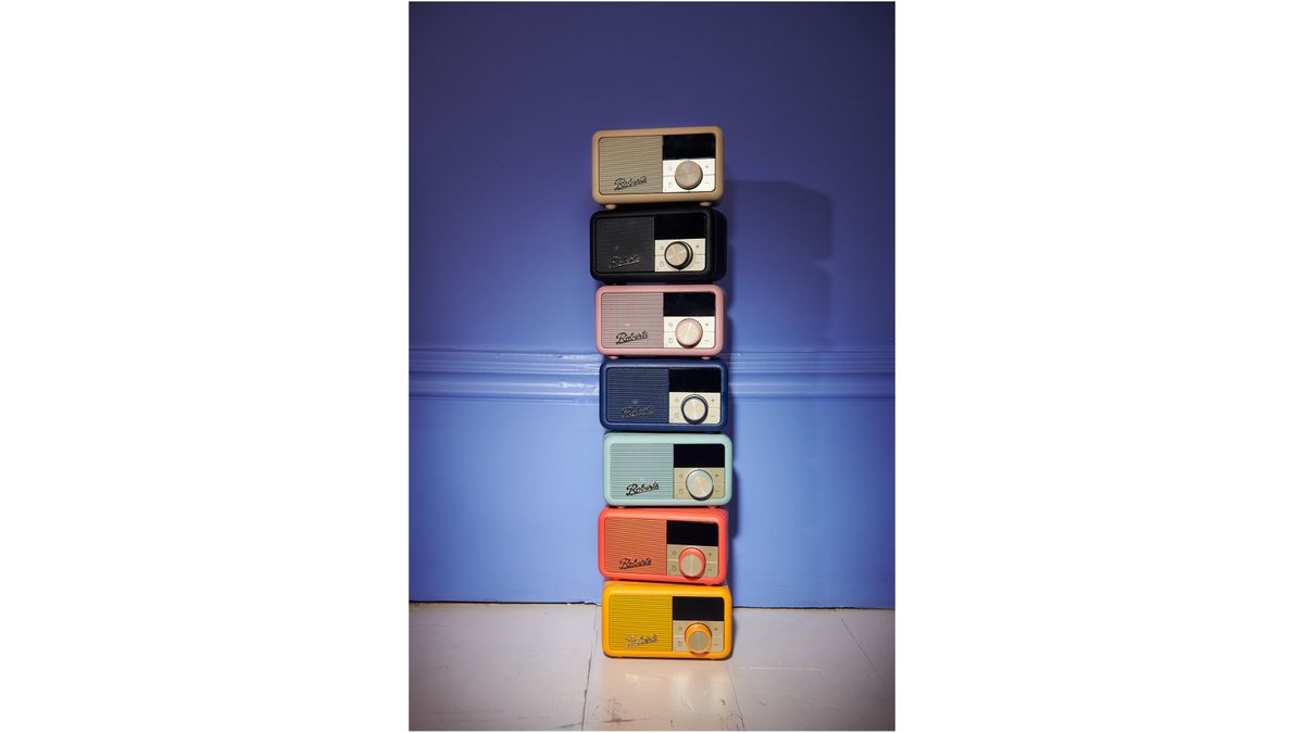 Roberts Revival Petite 2 stacked in all colour finishes