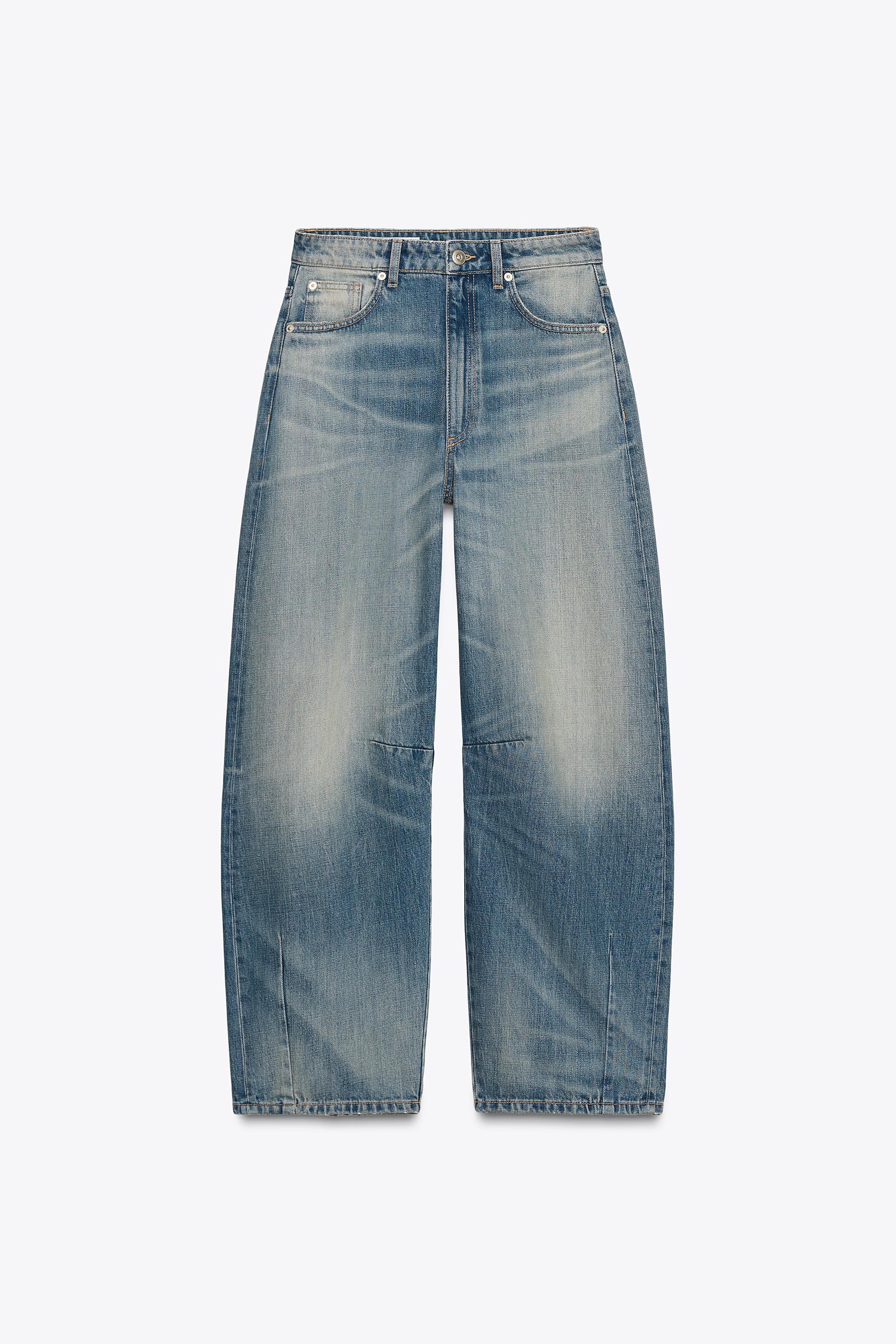Trf Mid-Rise Baggy Balloon Jeans
