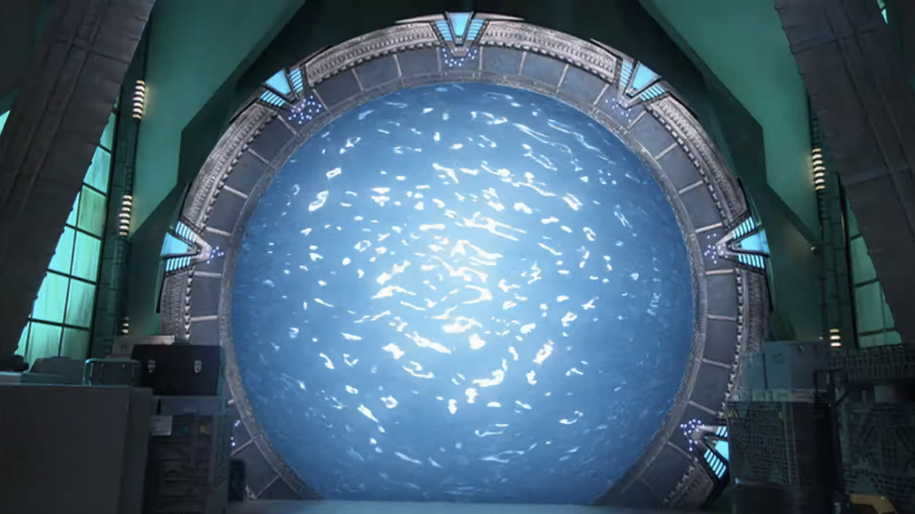 the stargate opening on stargate: atlantis