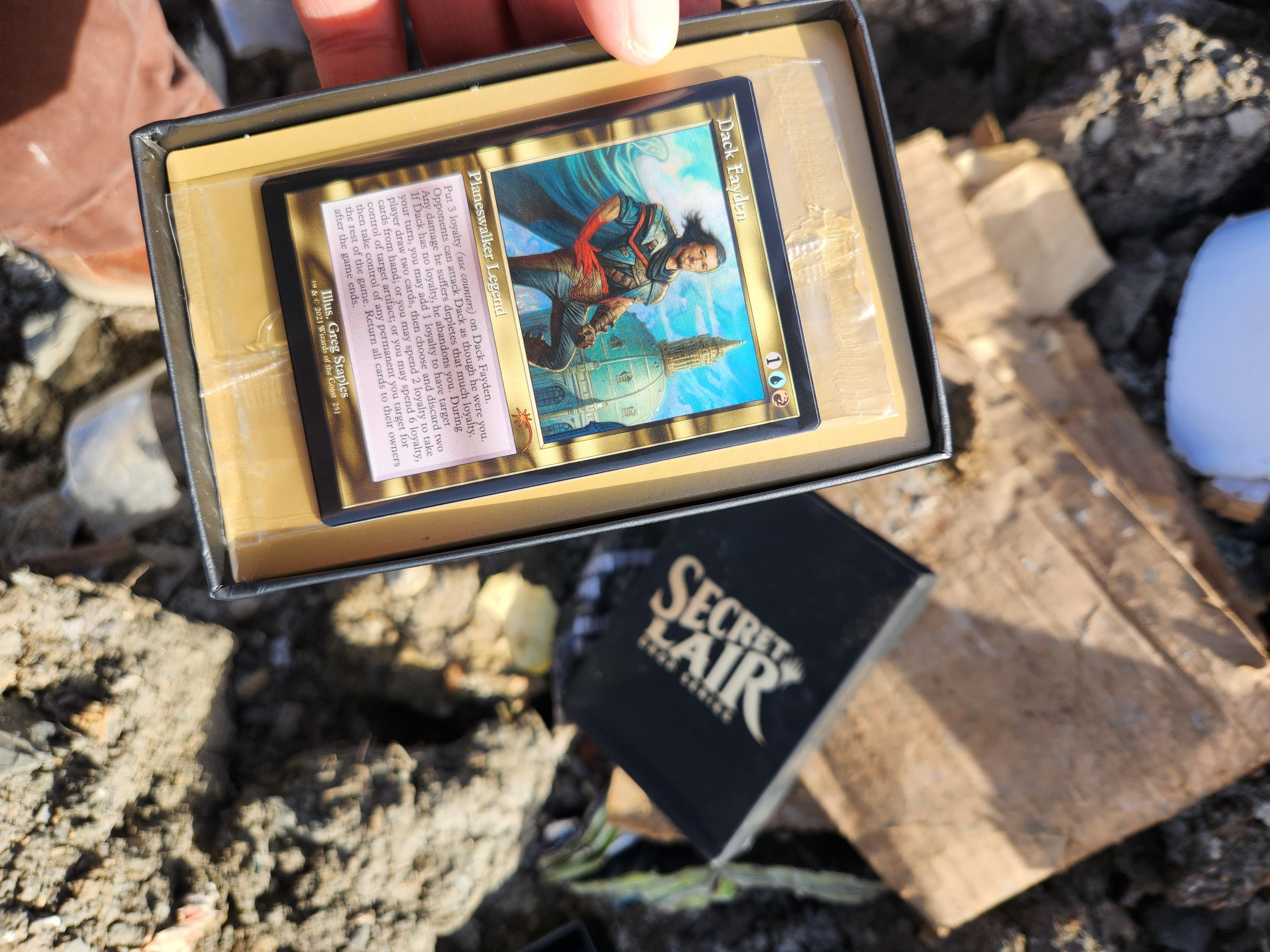 Any person tossed no less than $100K of Magic: The Gathering playing cards in a landfill