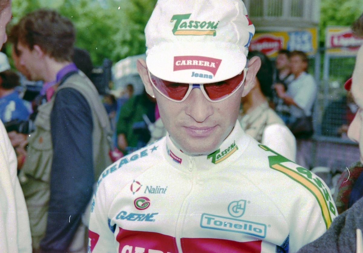 Marco Pantani was a picture of quiet focus before the stage