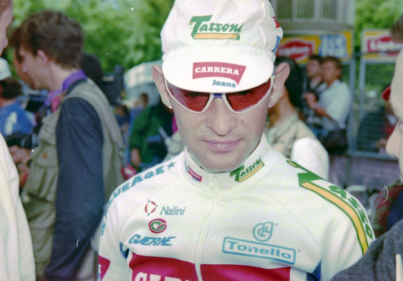 Marco Pantani was a picture of quiet focus before the stage