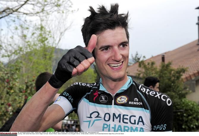 Wout Poels (Omega Pharma) after his stage 4 win in the Basque Tour