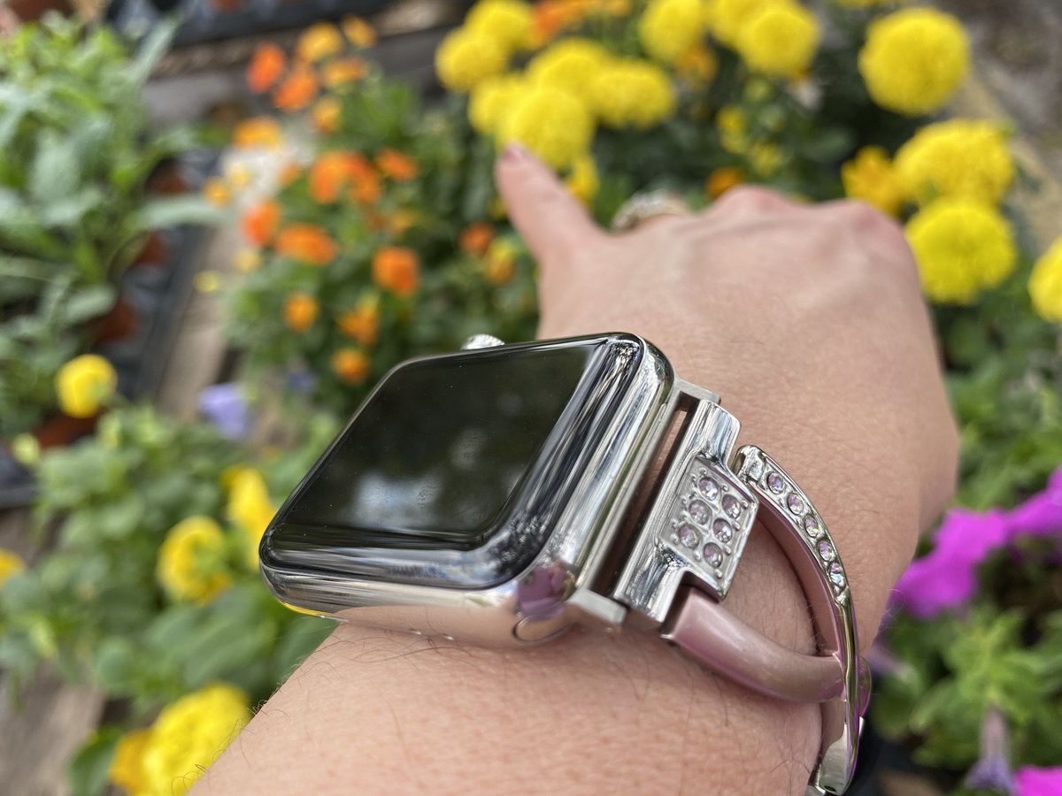 Wearlizer Rhinestone X-Link Apple Watch Band