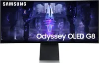 Samsung Odyssey G8 OLED G8 34" Curved Gaming Monitor: $1,499 $1,274 @ Samsung
 coupon, "ODYSSEY15"