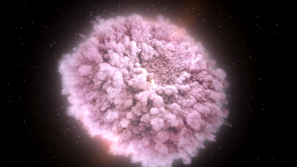 Aftermath of two neutron stars