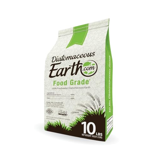 Diatomaceousearth Food Grade Diatomaceous Earth &amp;ndash; 10lb | 100% Organic, All-Natural Powder | Safe for Humans &amp;amp; Pets | Omri Listed for Organic Use