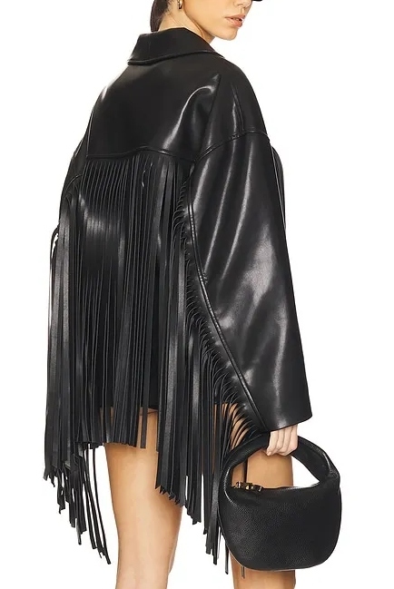 Camila Coelho, Iza Faux Leather Jacket