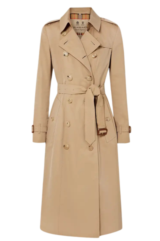 Chelsea Long Organic Cotton-Gabardine Trench Coat