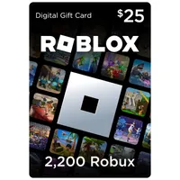 Roblox Robux (2,200) | $25 now $20 at Amazon w/ Amazon Prime