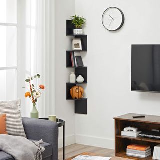 VASAGLE LBC20BK Corner Shelf