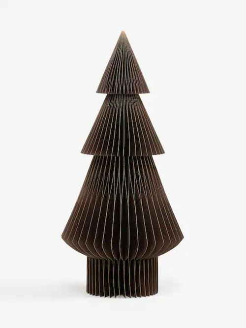Brown 3ft Paper Christmas Tree