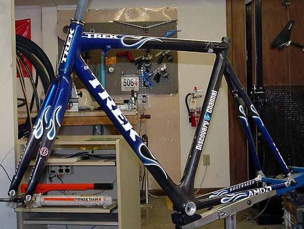 Lance Armstrong's Trek Madone SSLX frame