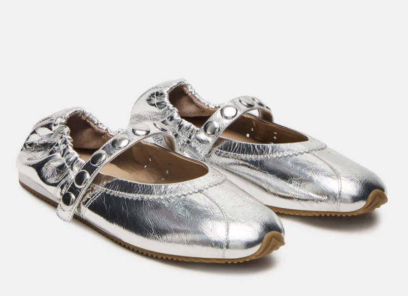 Steve Madden, Anaya Silver Leather Studs