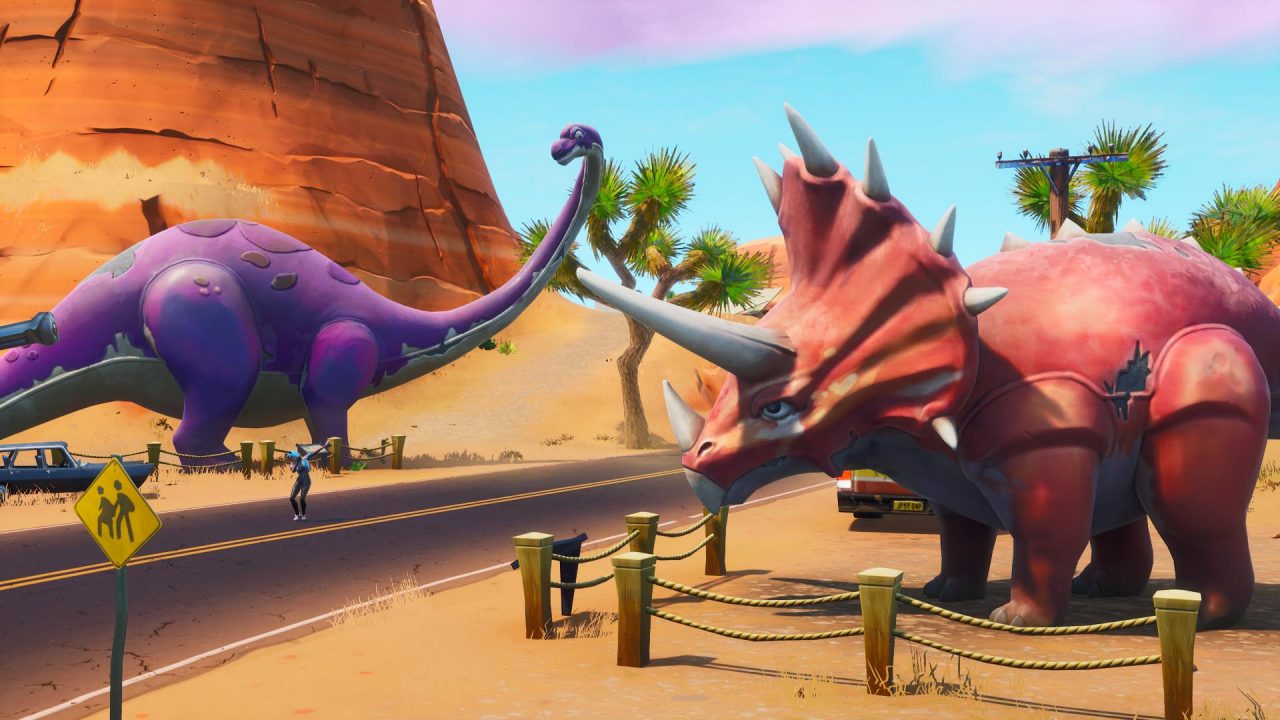 Fortnite Season X Where To Find Drift Painted Durr Burger Head Dinosaur And Stone Head Android Central