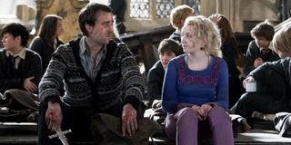 Matthew Lewis as Neville Longbottom and Evanna Lynch as Luna Lovegood in Harry Potter Deathly Hallows