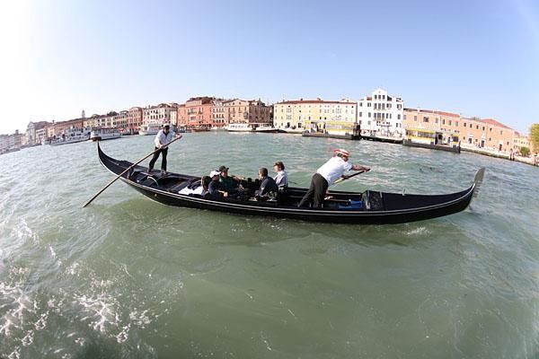 The Giro favourites enjoy a little ride in the gondola.