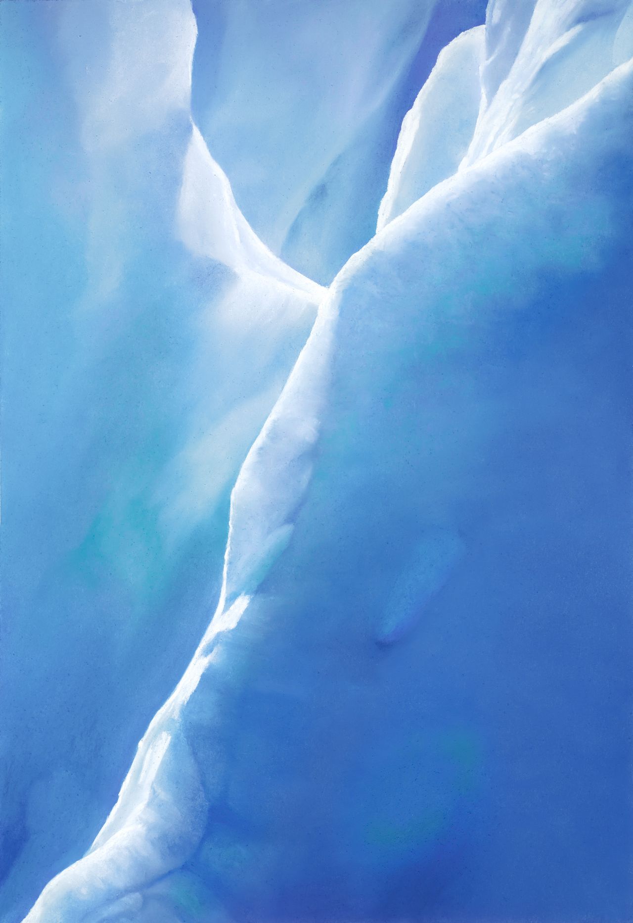 Perito Moreno Glacier painting by Zaria Forman