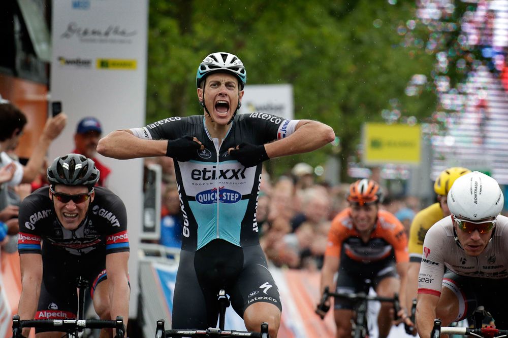 Niki Terpstra wins the Dutch road race championship.