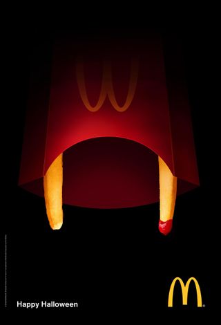 A print ad for McDonald's.