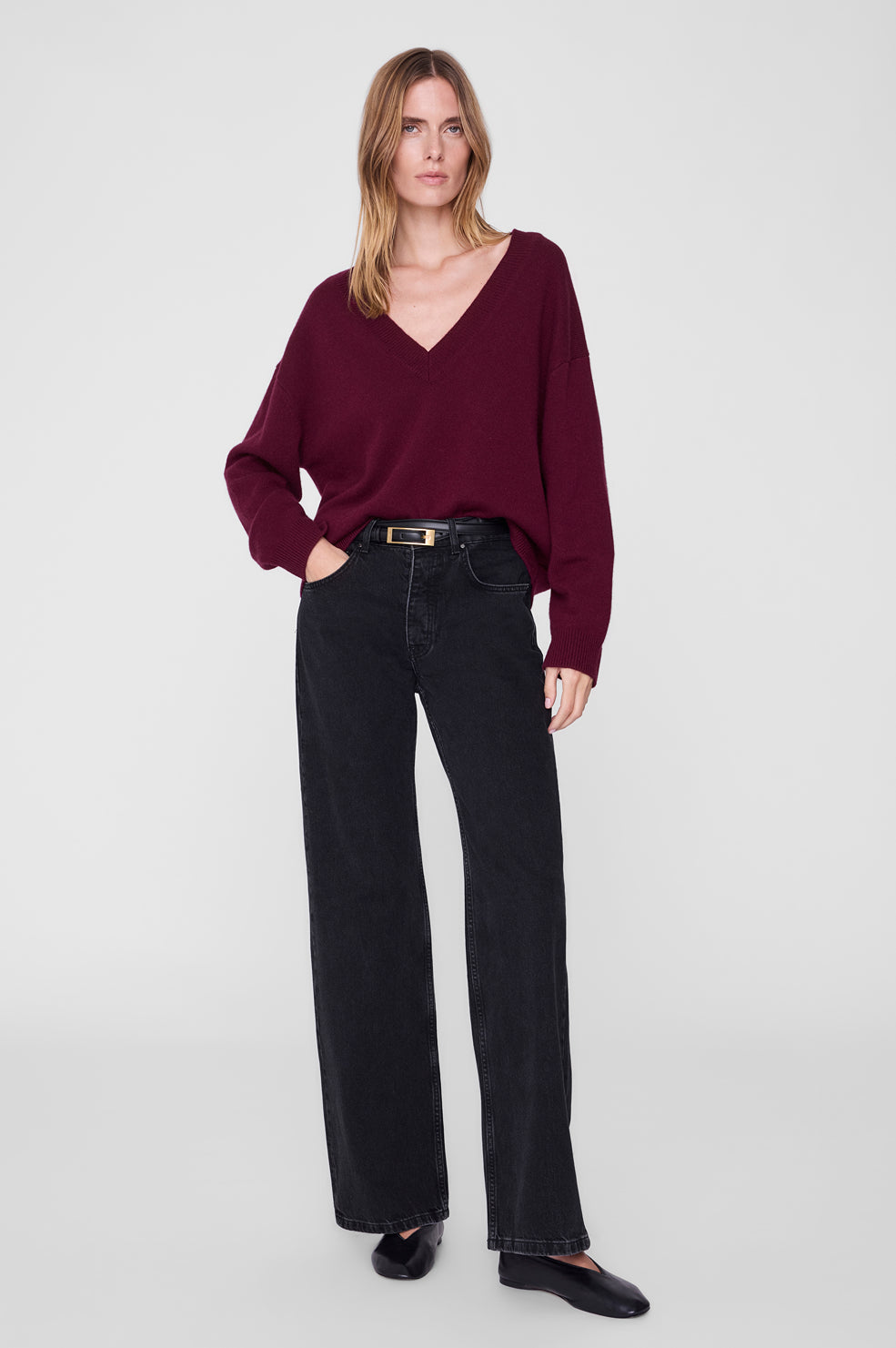 Lee Sweater - Burgundy