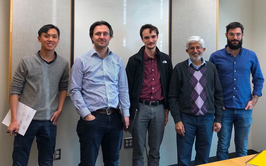  Professors Milos Popovic and Prem Kumar, senior authors in the study.