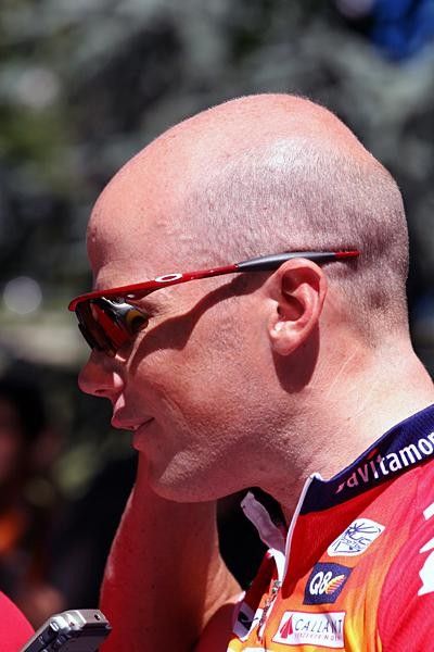 This will be Chris Horner's second Tour de France, and he'll be hoping to get himself in a break over the coming days.
