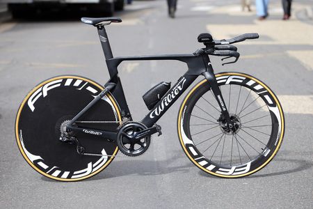 The new Wilier Triestina Turbine disc-brake TT bike