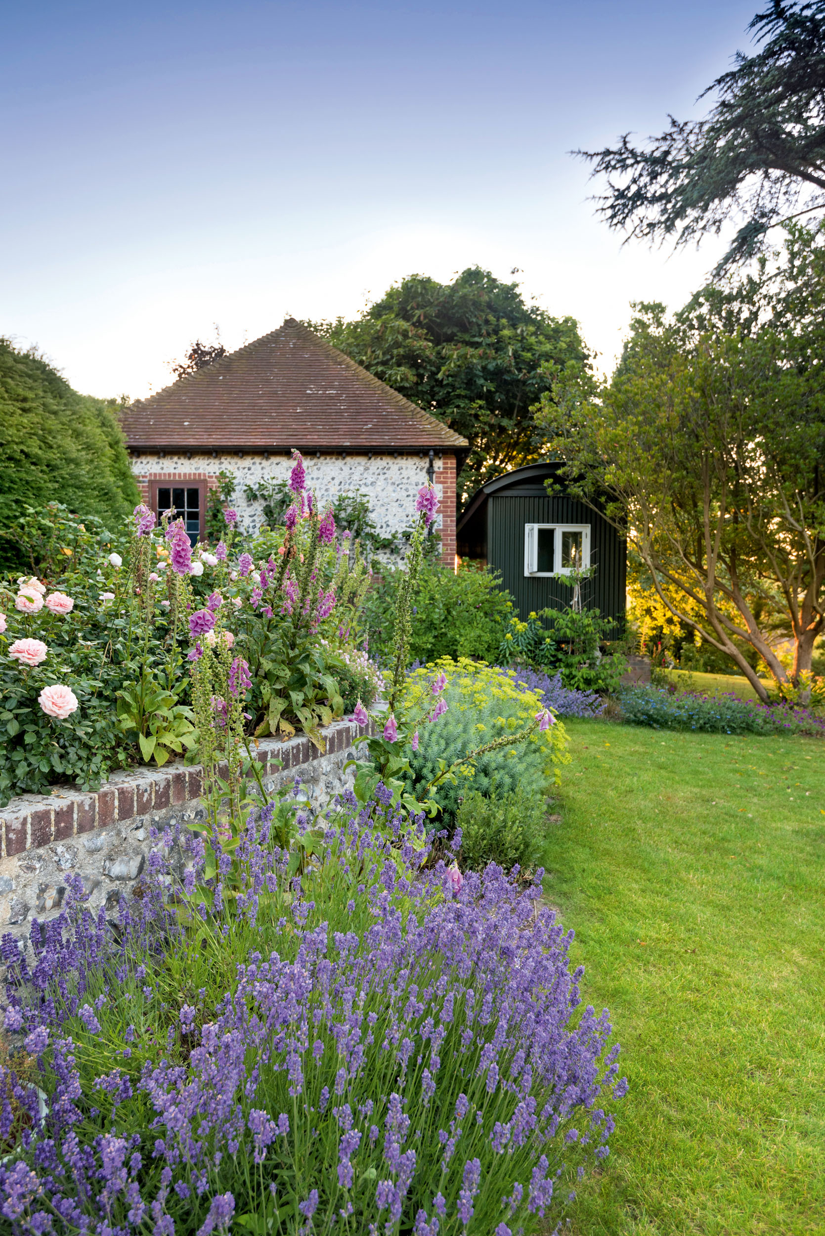 The garden of Underhill House in East Sussex