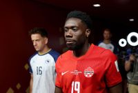 Alphonso Davies of Canada walks out of the tunnel before the FIFA World Cup 2026 Group B match between Canada and Bosnia and Herzegovina at Toronto Stadium on June 12, 2026