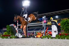 Nayel Nassar and Igor Van De Wittemoere at the Tokyo Olympics.