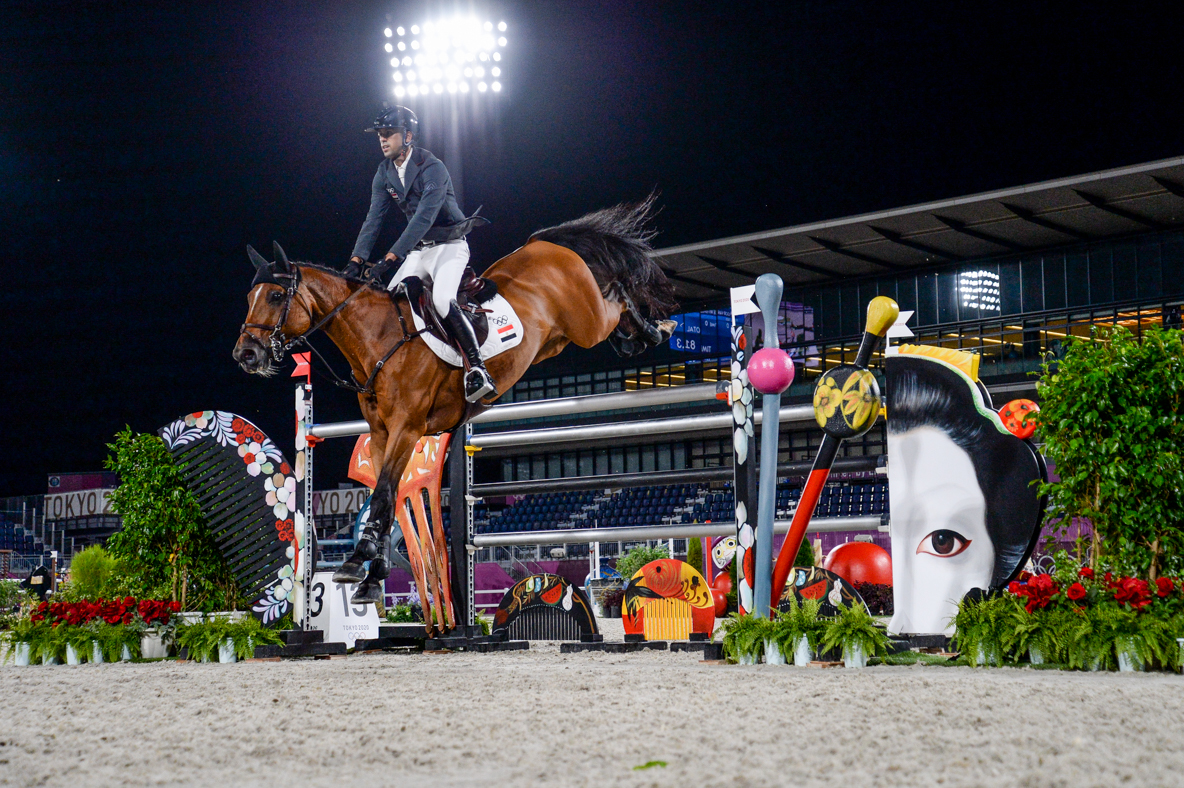 Nayel Nassar and Igor Van De Wittemoere at the Tokyo Olympics.