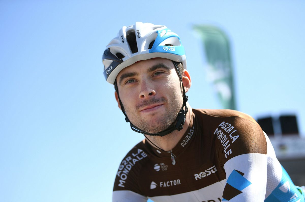 A smiling Pierre Latour (AG2R La Mondiale)