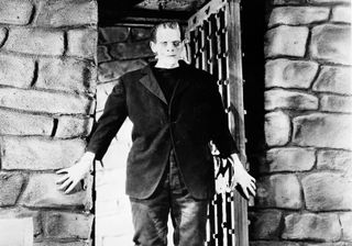 Boris Karloff as Frankenstein's monster.