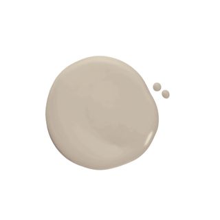 beige paint dollop