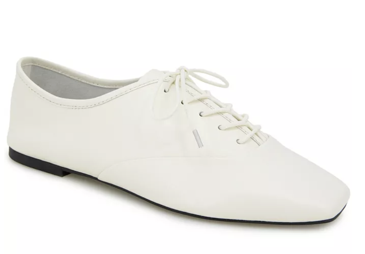Kenneth Cole, Justice Square Toe Lace Up Flats