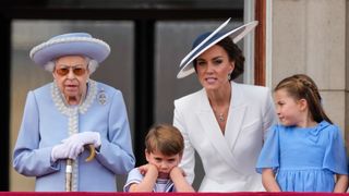 Queen Elizabeth Prince Louis Kate Middleton Princess Charlotte