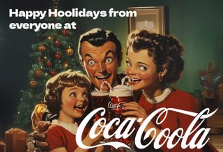 Coca-Coola holiday message